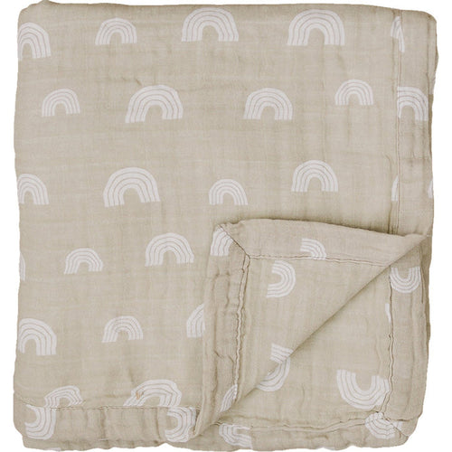 Sand Rainbow Muslin Quilt