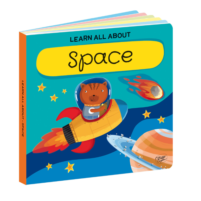 Sassi 3D Puzzle and Book Set - Space, 40 pcs