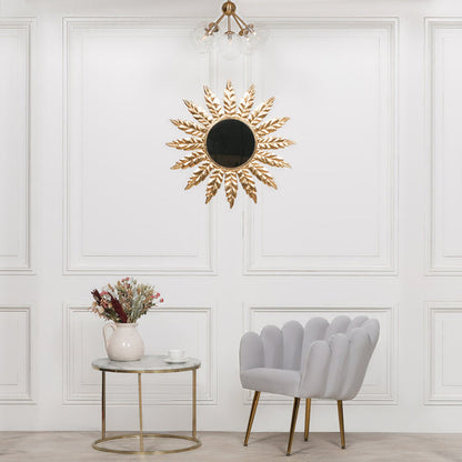 Satin Gold Art Deco 5 Arm Sputnik Glass Ball Ceiling Light - Modern Home Interiors