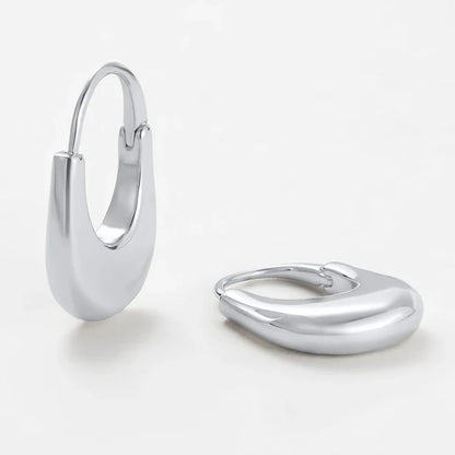 Sienna Hoop - Silver