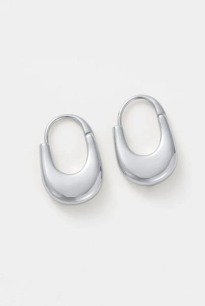 Sienna Hoop - Silver