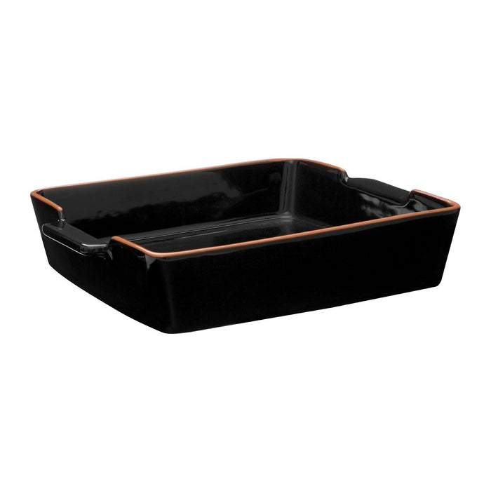 Square Glazed Terracotta Baking Dish - Modern Home Interiors