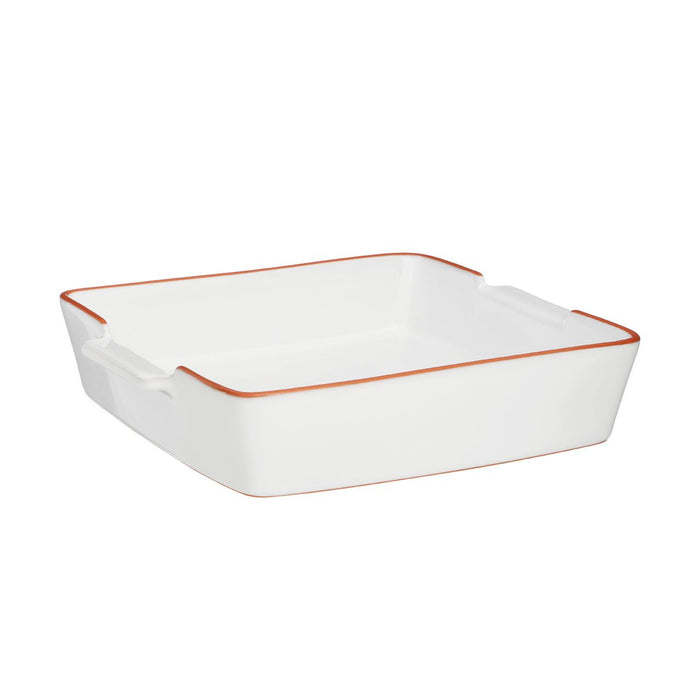 Square Glazed Terracotta Baking Dish - Modern Home Interiors