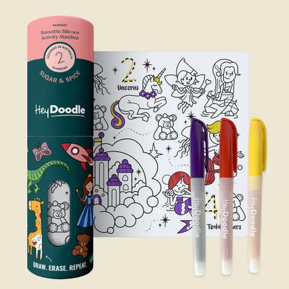 Sugar & Spice Mini Colouring & Doodle Mat
