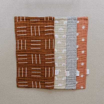 Sunshine Muslin Burp Cloth