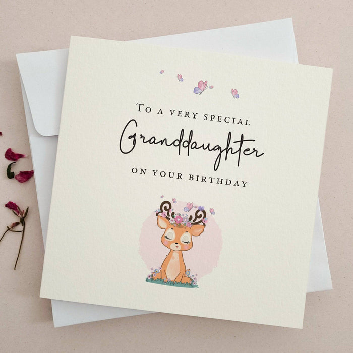 To a very Special Granddaughter Birthday Card - XOXOKristen