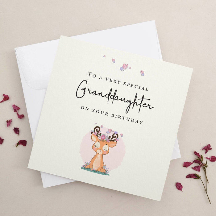 To a very Special Granddaughter Birthday Card - XOXOKristen
