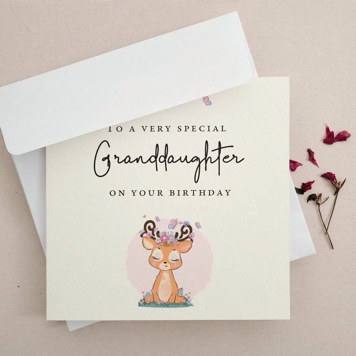 To a very Special Granddaughter Birthday Card - XOXOKristen