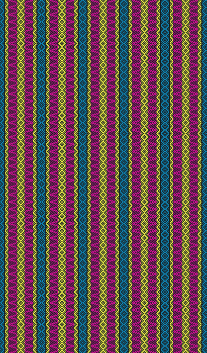 Turquoise-Magenta / Narrow (16.75")