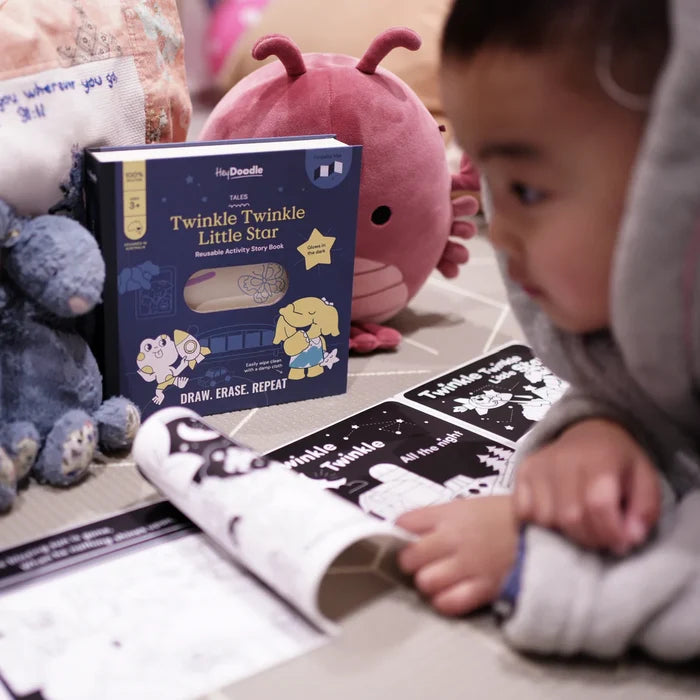 Twinkle Twinkle Little Star Tales - Reusable Colouring Book