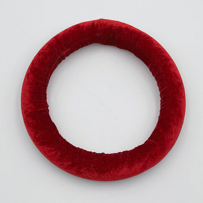 velvet ring cushion top view