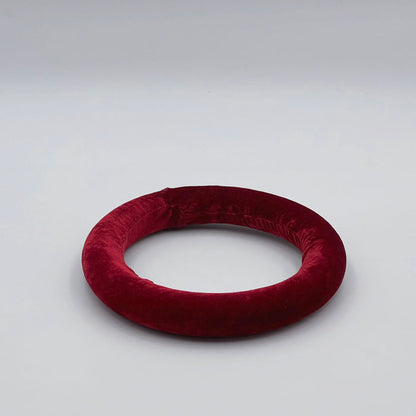 velvet ring cushion for sacral chakra tibetan singing bowl