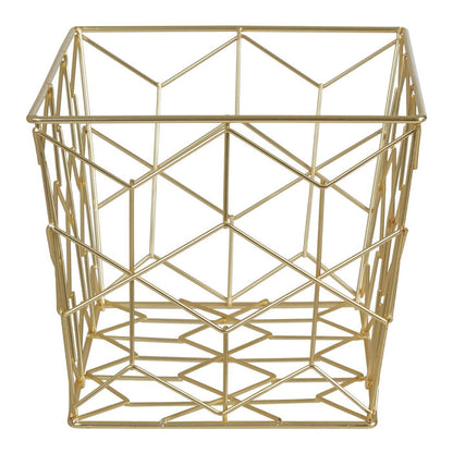 Vertex Contour Storage Basket - Matte Gold