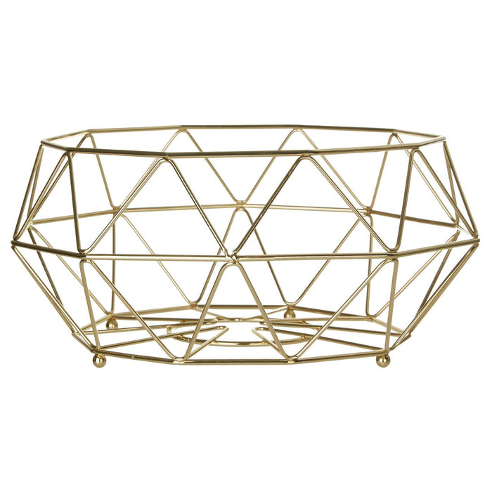 Vertex Fruit Basket - Gold - Modern Home Interiors
