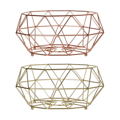 Vertex Fruit Basket - Gold - Modern Home Interiors