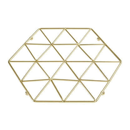 Vertex Gold Finish Trivet - Modern Home Interiors