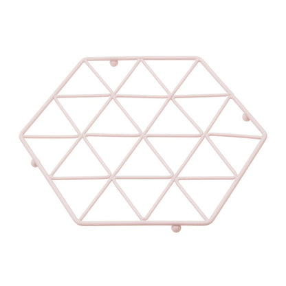 Vertex Pink Finish Trivet - Modern Home Interiors