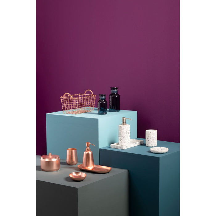 Vertex Rectangular Basket - Copper - Modern Home Interiors