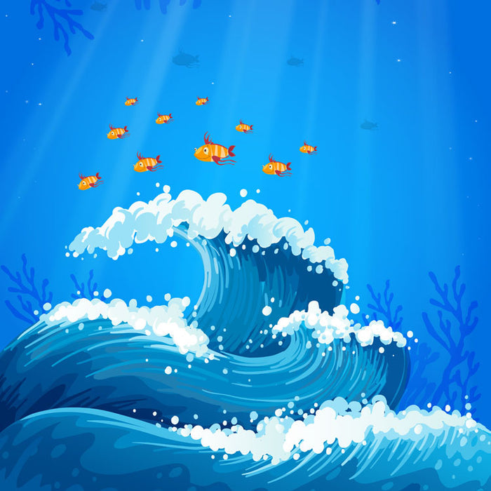 Positive meditation music with piano, flute, and ocean wave sounds.