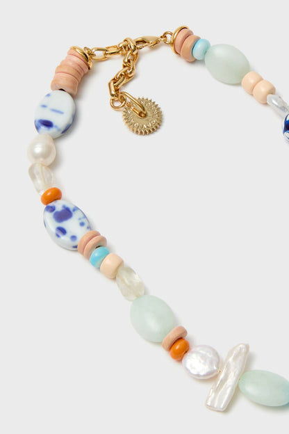 Blue Multi Lupe Necklace