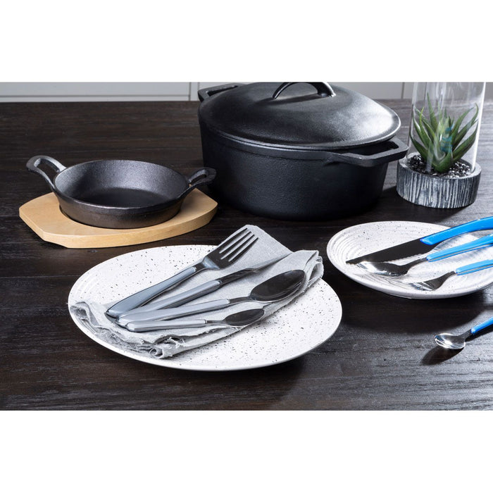 Zuma Multi Coloured Pastel Cutlery Set - 24Pc - Modern Home Interiors