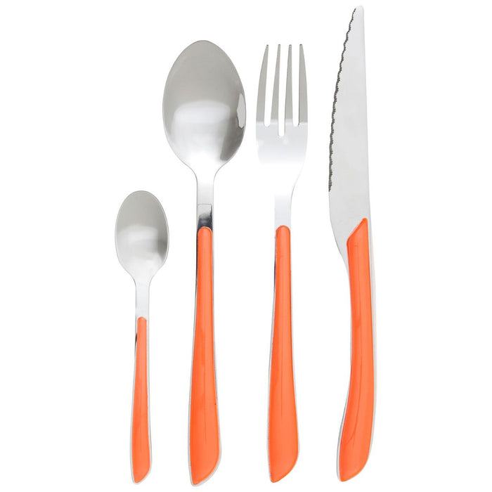 Zuma Multi Coloured Pastel Cutlery Set - 24Pc - Modern Home Interiors
